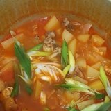 韓国料理: 고추장찌개コチュジャンチゲ